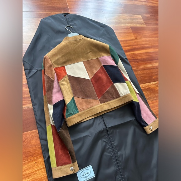 PRADA suede patchwork jacket 🤎 - Picture 3 of 5